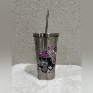 Stainless Still Tumbler With Straw 19oz Personalized Hello Kitty